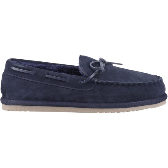 Hush Puppies Abraham Suède Heren Slippers in Marineblauw - Image 5