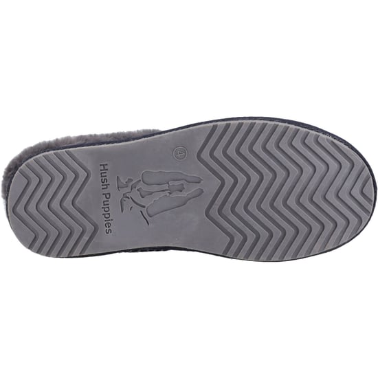 Hush Puppies Anika Suède Dames Navy Slippers - Image 3