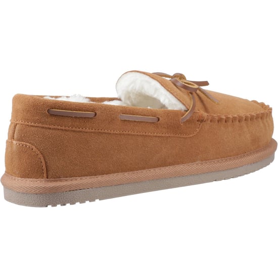 Hush Puppies Abraham Suède Heren Tan Slippers - Image 2
