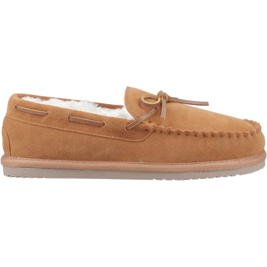 Hush Puppies Abraham Suède Heren Tan Slippers - Image 5