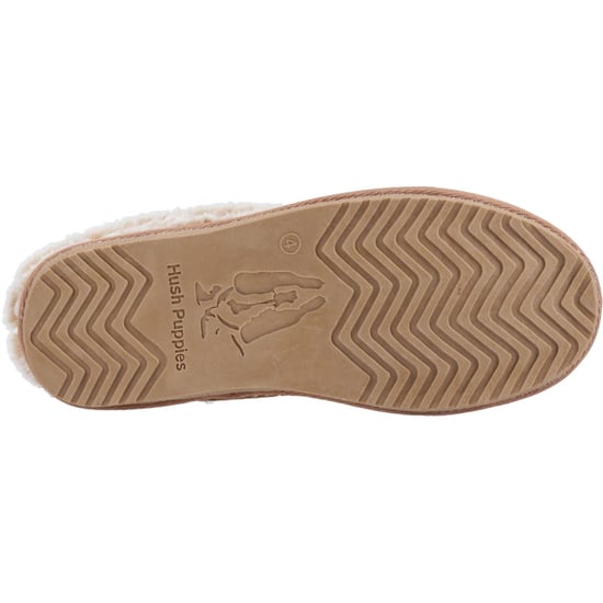 Hush Puppies Anika Suède Dames Tan Slippers - Image 3