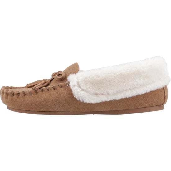 Hush Puppies Agnes Suède Dames Tan Slippers - Image 4