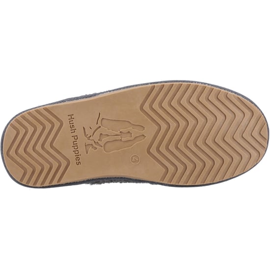 Hush Puppies Joanna Textiel Dames Charcoal Slippers - Image 3
