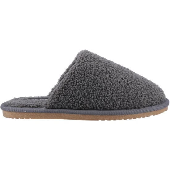 Hush Puppies Joanna Textiel Dames Charcoal Slippers - Image 5