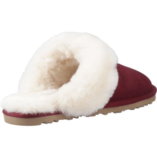 Hush Puppies Samantha Suede Dames Bordeaux Slippers - Image 2