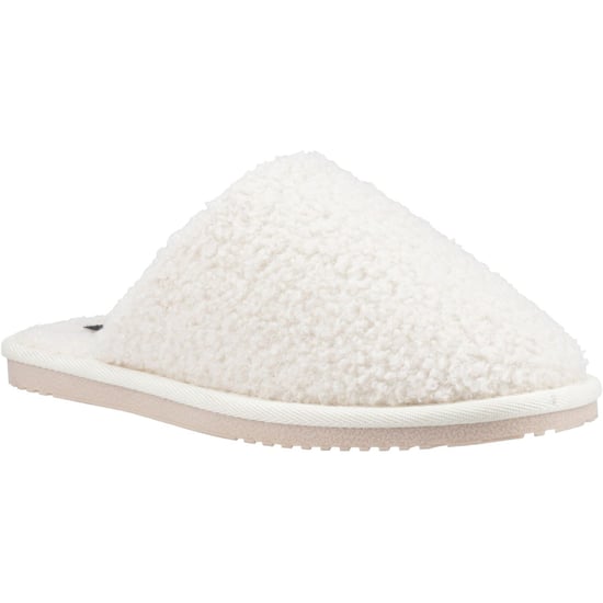 Hush Puppies Joanna Textiel Dames Crème Slippers - Image 1