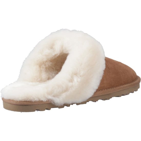 Hush Puppies Samantha Dames Suède Tan Pantoffels - Image 2