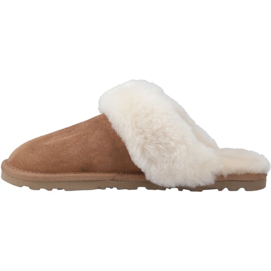 Hush Puppies Samantha Dames Suède Tan Pantoffels - Image 4