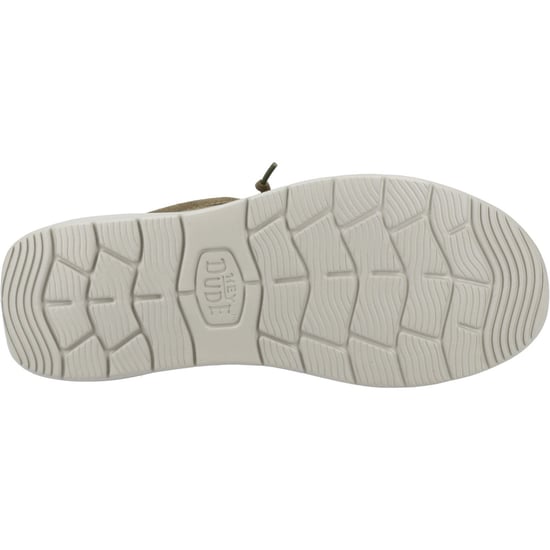 HEYDUDE Wally X Suede Heren Moccasins Schoenen Van Donkergroen/steengrijs Suède - Image 3
