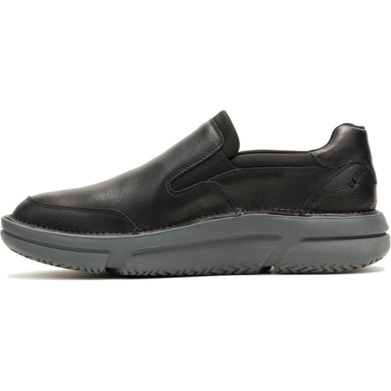 Hush Puppies Baylor Leren Mannen Zwarte Instappers - Image 5