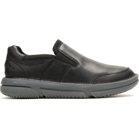 Hush Puppies Baylor Leren Mannen Zwarte Instappers - Image 6