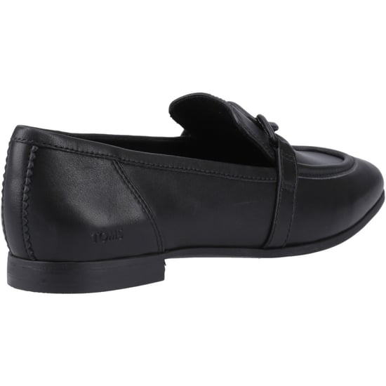 TOMS Lynette Leren Dames Zwarte Instappers - Image 2
