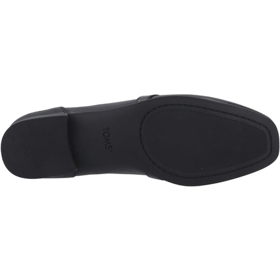 TOMS Lynette Leren Dames Zwarte Instappers - Image 3