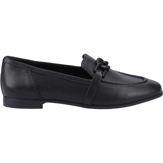 TOMS Lynette Leren Dames Zwarte Instappers - Image 5