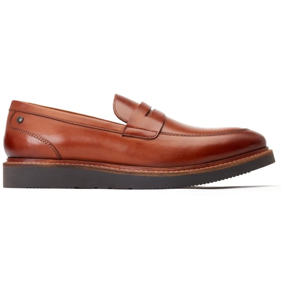 Base London Sid Leren Heren Tan Loafers - Image 5