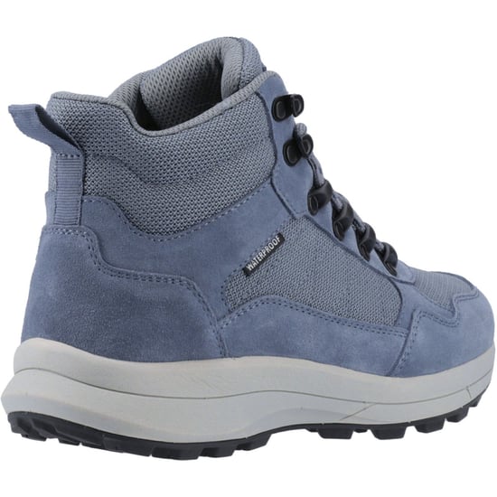 Cotswold Oddington Suede Mesh Dames Blauwe Wandelschoenen - Image 2