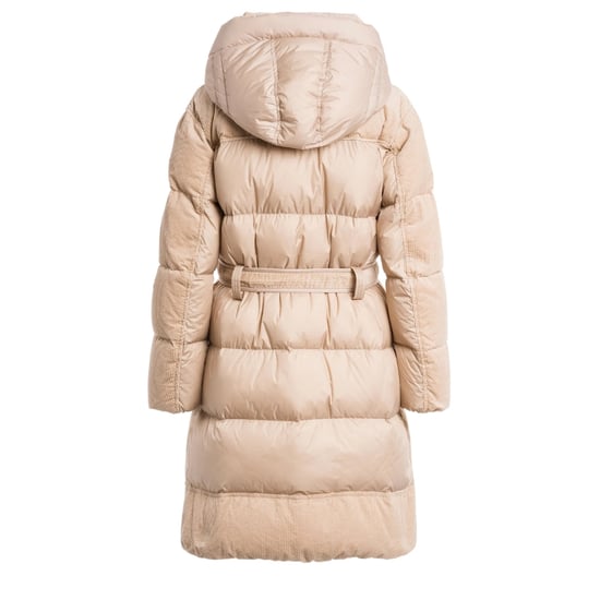 Parajumpers Interstellar Sunkissed Beige Comfort Fit Lange Capuchon Donsjack - Image 2