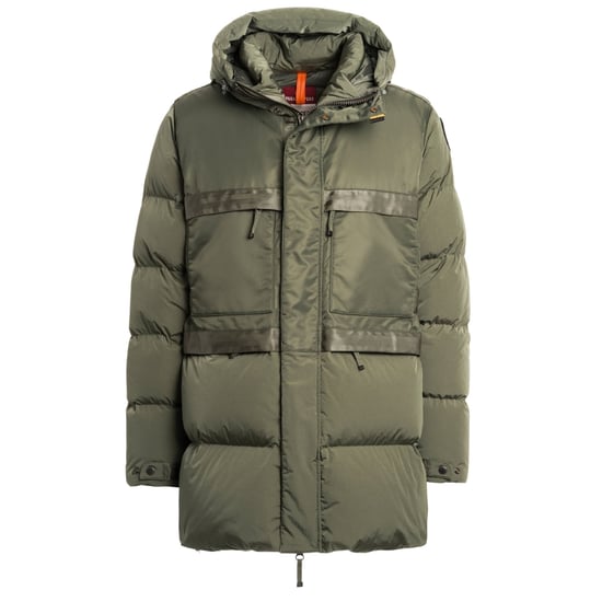 Parajumpers Venture Tijmgroen Lang Capuchon Donsjack - Image 1