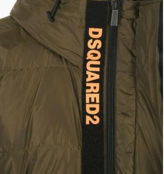 Dsquared2 Militair Groen Donsjack - Image 3