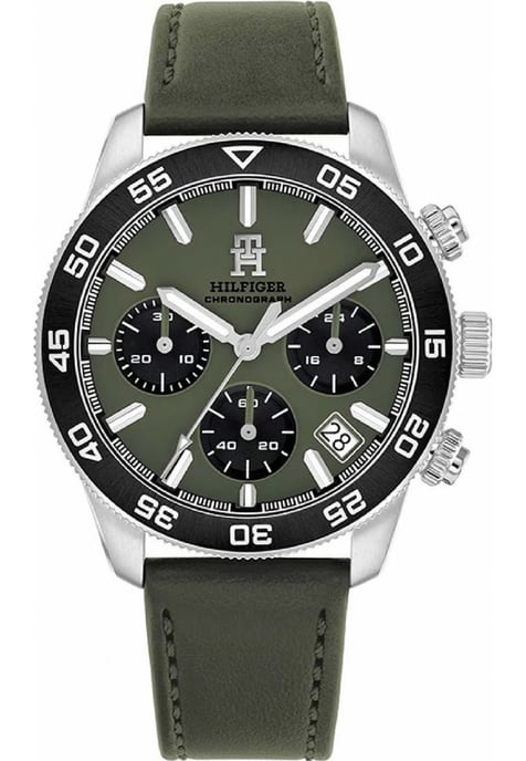 Tommy Hilfiger Herenhorloge Kwarts Grijs - Image 1