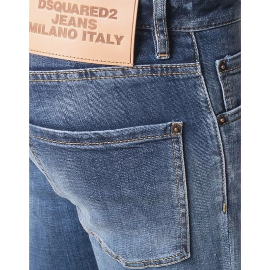 Dsquared2 Cool Guy Cropped Blauwe Denim Broek - Image 3