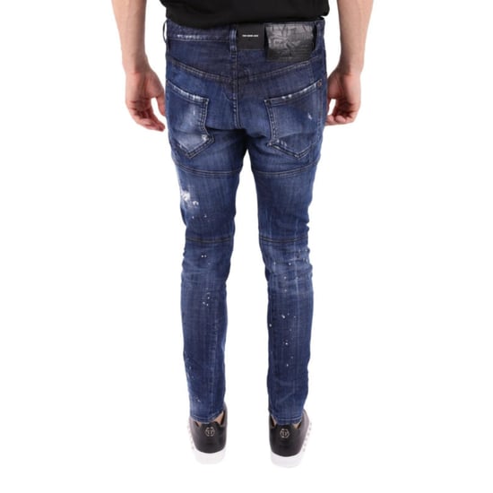 Dsquared2 Tidy Biker Jean Donkerblauwe Denim Broek - Image 2