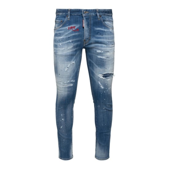 Dsquared2 Donkerblauwe Skaterjeans - Image 1