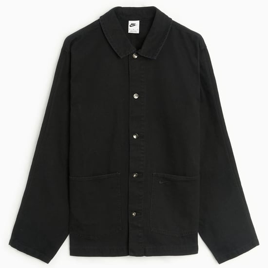 Nike Effen Zwart Overshirt - Image 1