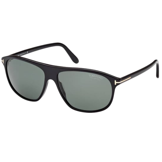 Tom Ford Prescott groene gepolariseerde lens glanzende zwarte zonnebril - Image 2