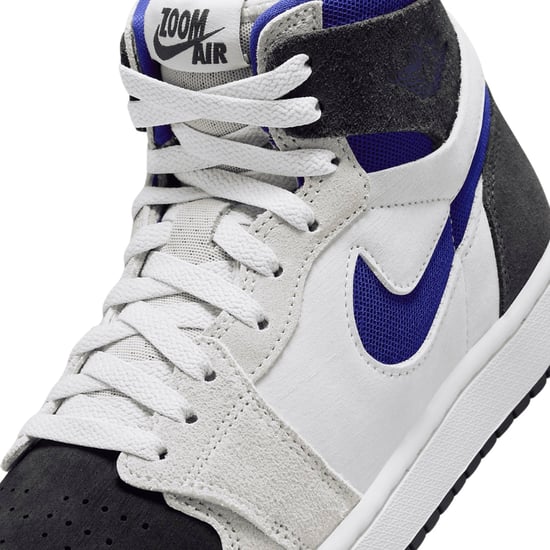 Nike Air Jordan 1 Zm Air Blue Detail Witte Sneakers - Image 3