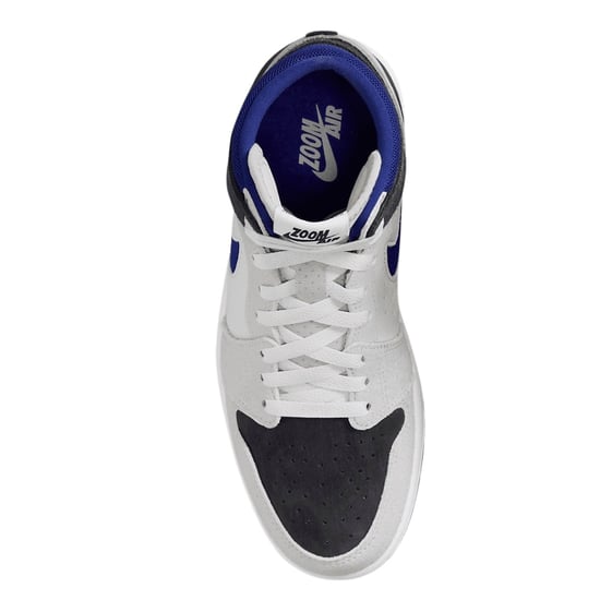 Nike Air Jordan 1 Zm Air Blue Detail Witte Sneakers - Image 4