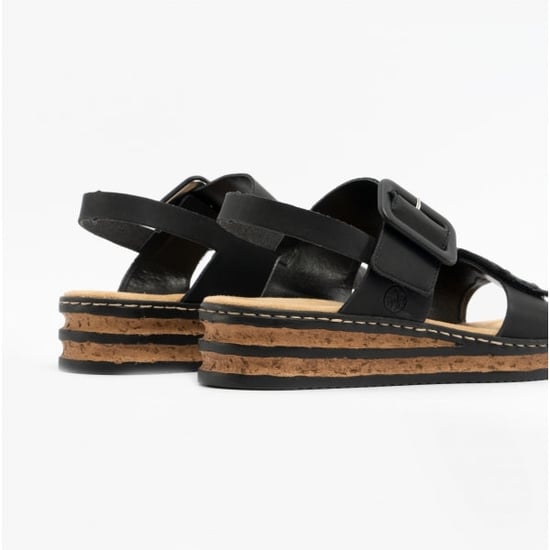 Rieker 62950-00 Dames Sandalen Zwart - Image 6
