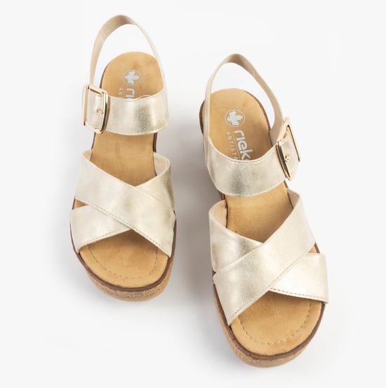 Rieker 63795-60 Dames Sandalen Beige - Image 2