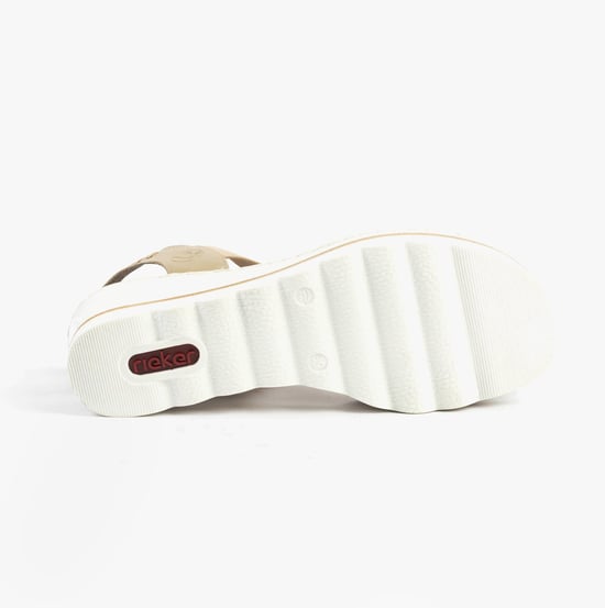 Rieker 67498-62 Dames Sandalen Beige - Image 3