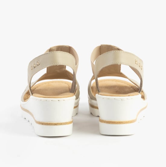 Rieker 67498-62 Dames Sandalen Beige - Image 5