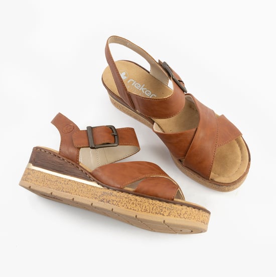 Rieker 63795-22 Dames Sandalen Bruin - Image 2
