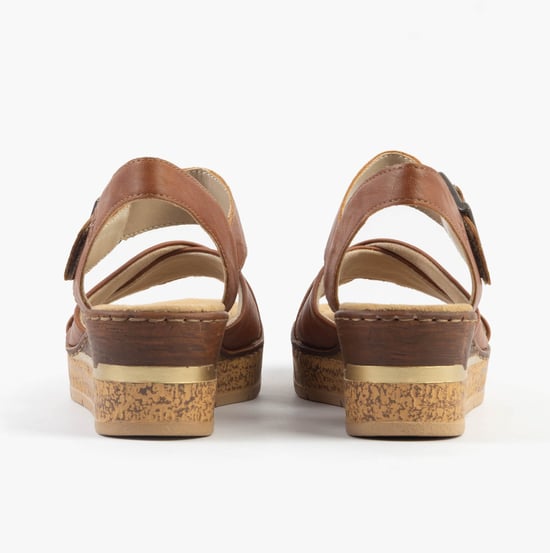 Rieker 63795-22 Dames Sandalen Bruin - Image 5