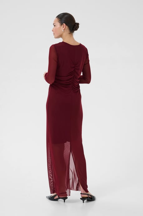 Jurk KAchai Slim fit bordo - Image 3