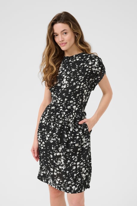 Jurk KAbeathe Regular fit black white - Image 3