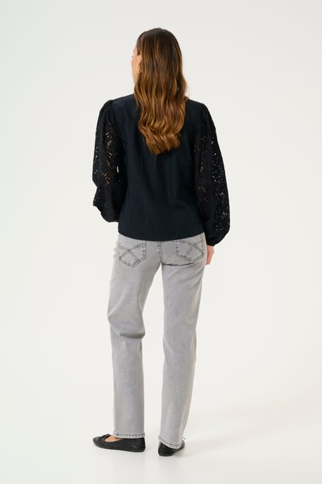 Blouse met lange mouwen CRLiselin Regular fit black - Image 2