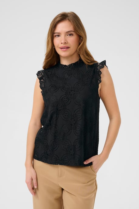 Mouwloos shirt CUsigla Relaxed fit black - Image 3