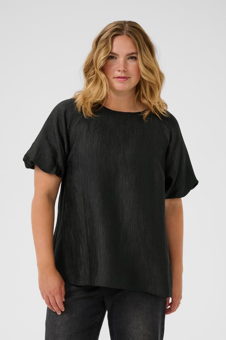 Blouse met korte mouwen KCgirla Regular fit black - Image 3