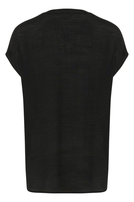 Blouse met korte mouwen KAanja Regular fit black - Image 5