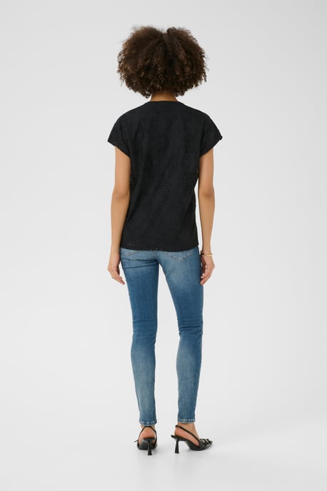 Blouse met korte mouwen CUsigla Relaxed fit - Image 2