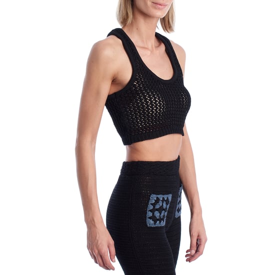 KWTT00103 Opengewerkte gebreide top voor dames - Image 3