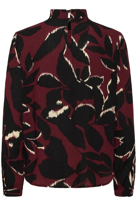 Blouse met lange mouwen KAamber Regular fit bordo - Image 5
