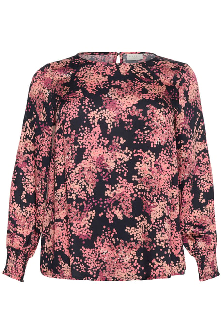 Blouse met lange mouwen KCjeanetta Regular fit black red - Image 4