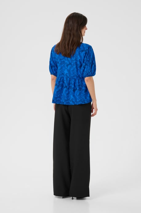 Blouse met korte mouwen CUtaylar Relaxed fit navy blue - Image 2