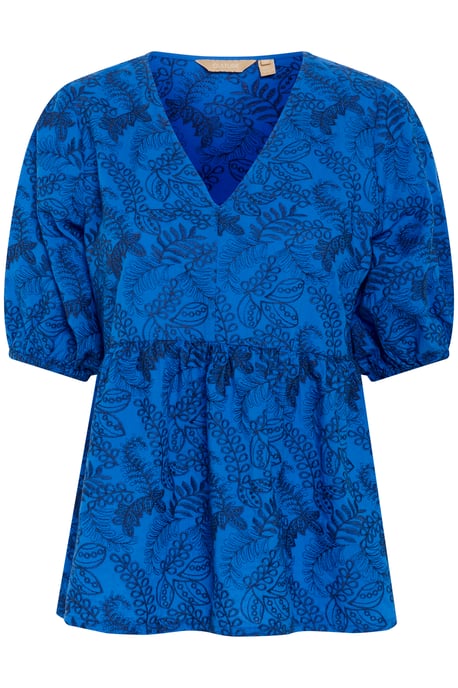 Blouse met korte mouwen CUtaylar Relaxed fit navy blue - Image 4