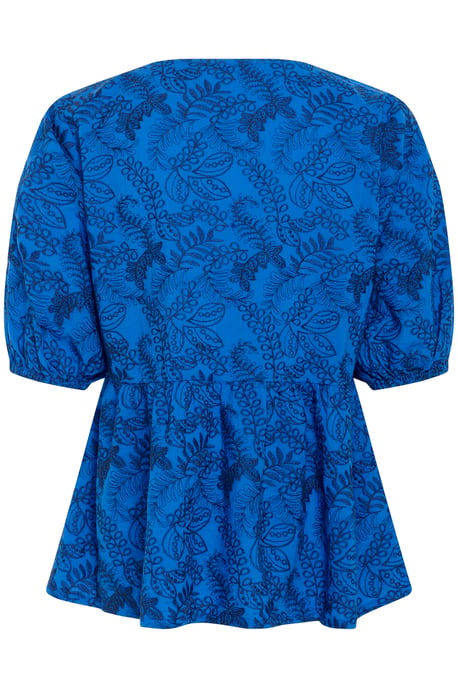 Blouse met korte mouwen CUtaylar Relaxed fit navy blue - Image 5